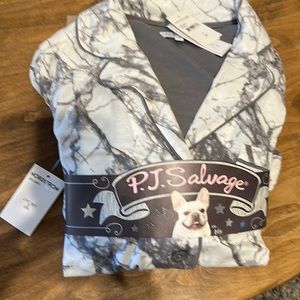 PJ Salvage Pajama Set Size Small